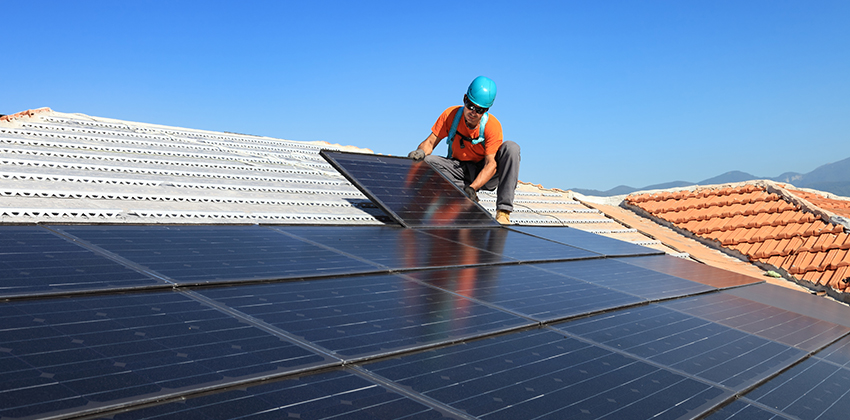 Solar panel installation in Western Australia
